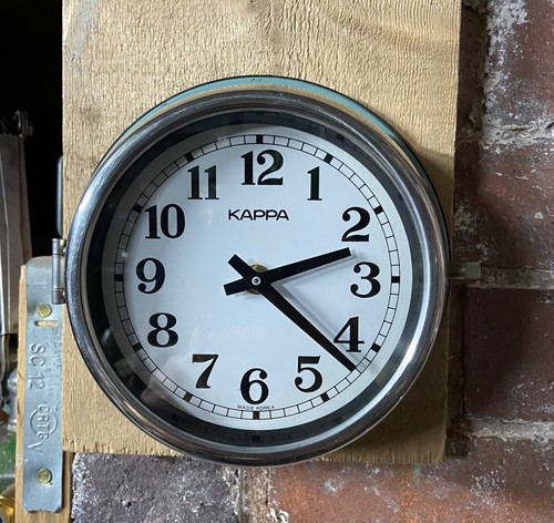 Vintage ship clock kappa - clock, ships