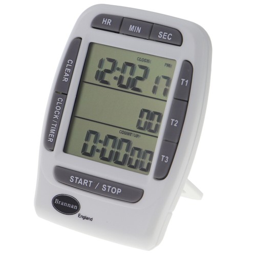 Digital triple kitchen timer - digital,