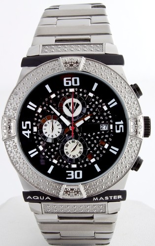 Aqua master men black chrono - aqua,