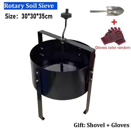 Rotary soil sieve manual - soil,