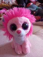 Ty Beanie Boos Fluffy The Pink