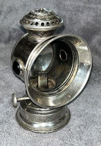 Antique bicycle oil lamp - antique,