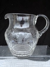 Vintage Crystal Glass  Water