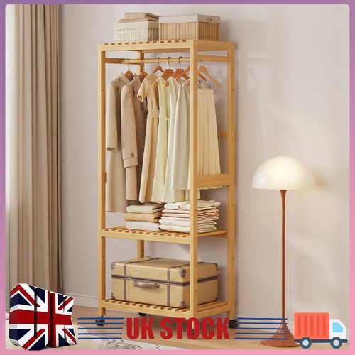 Wooden clothes rail hanging - wooden,