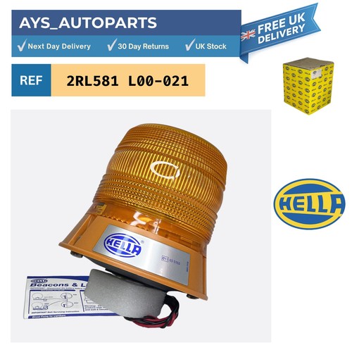 Hella amber rotating beacon - hella,