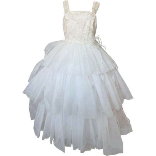 Vintage tulle beaded - tulle, tiered