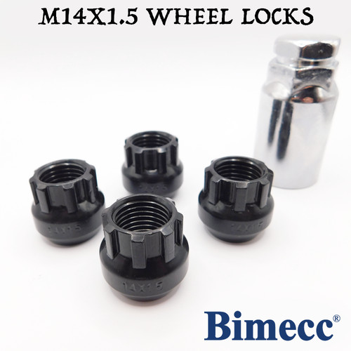 Locking wheel nuts m14x1 - wheel, m14x1.5