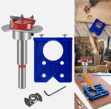 35mm Concealed Hinge Hole Jig Cabinet Kitchen Doors with Drill Bit Hole Cutter