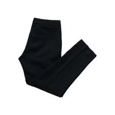 Tara Jarmon Women's Black Patterned Tapered Leg Pants Trousers. Size UK 8, EU 38