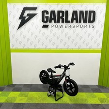 REVVI 12" BLACK 24V100W MOTOR ELECTRIC KIDS BALANCE BIKE, LATEST MODEL