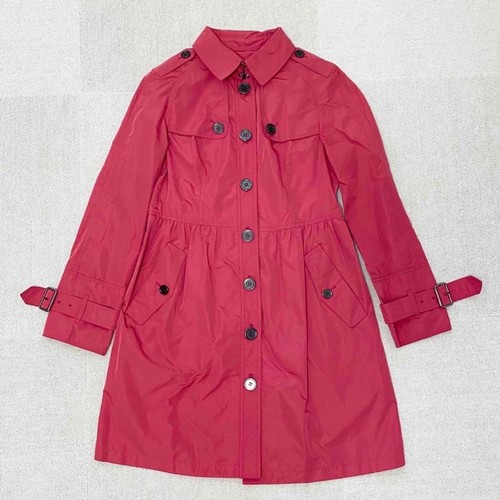Burberry waist gathered trench - waist,