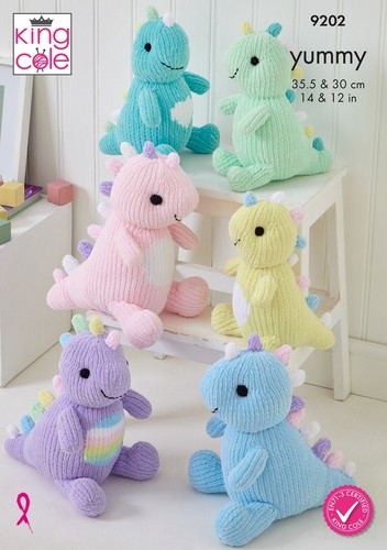 Knitting pattern dinosaur - knitting,