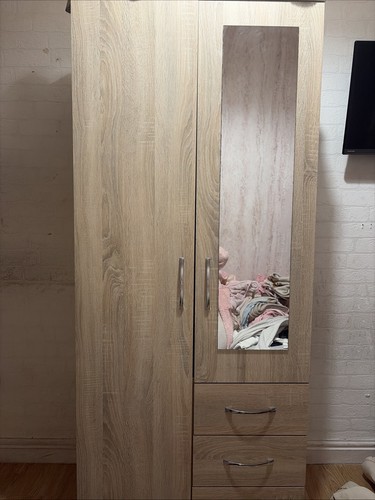 Double door wardrobe - wardrobe, with