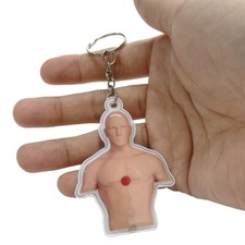 100 PCS CPR Manikin Keychain