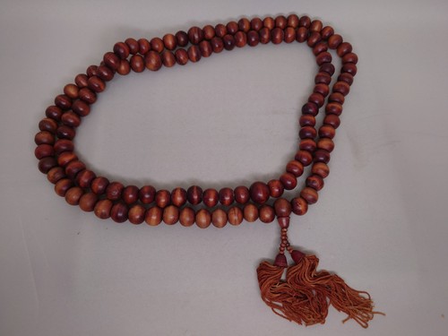 Vintage wooden mala prayer - vintage,