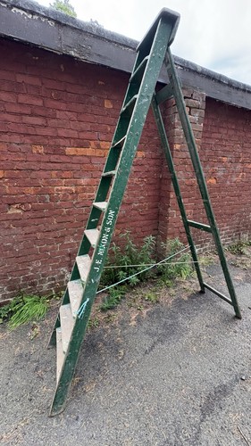 Old pine decorator ladders - pine,