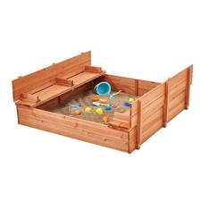 Uimoso Wooden Sandbox Sand Box