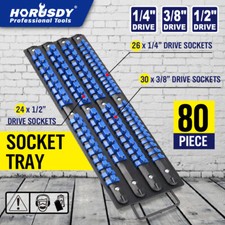 80Pcs Socket Storage Rail Rack