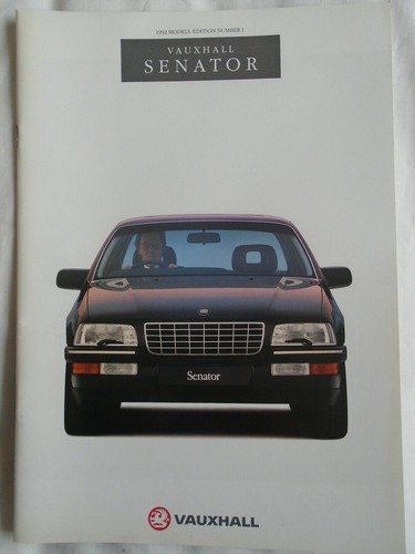 Vauxhall senator range - senator,