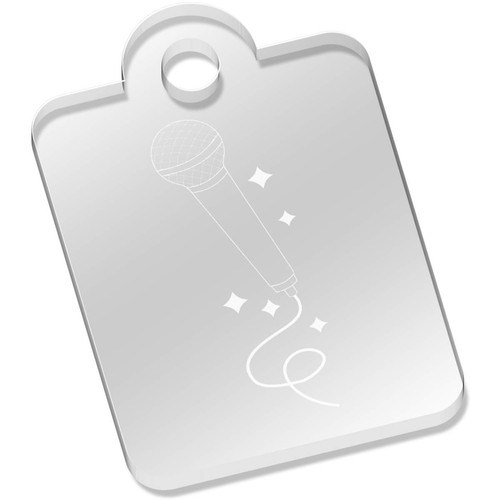 Microphone with glitter - 'microphone, glitter'