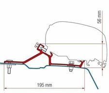 Fiamma F65 F80 Awning Fixing Kit Renault Master H2 Opel Movano H2 Nissan Nv400