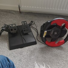 Logitech Wingman Formula Force GP Racing Steering Wheel and Pedals USB
