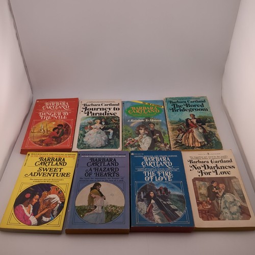 Barbara cartland lot - 8, books