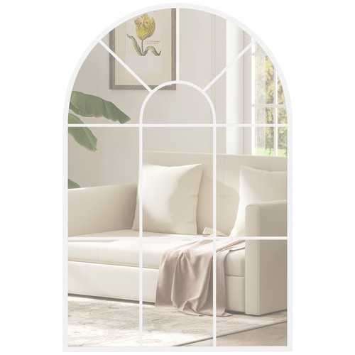 Homcom arched window - homcom, wall