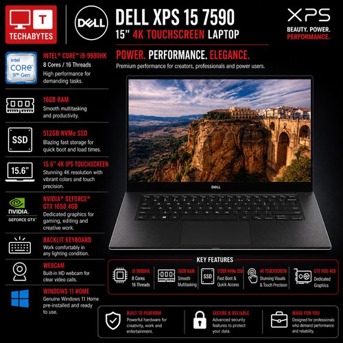 Dell xps 7590 - 15,