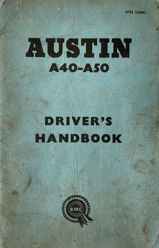 Austin a40 a50 driver s - a40,