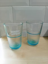 Bombay Sapphire Highball Glasses. Pair. Boxed