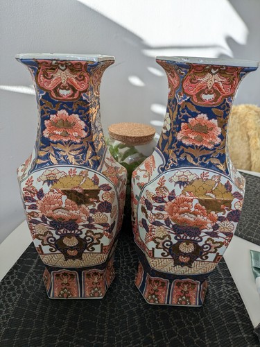Pair japanese imari - pair,