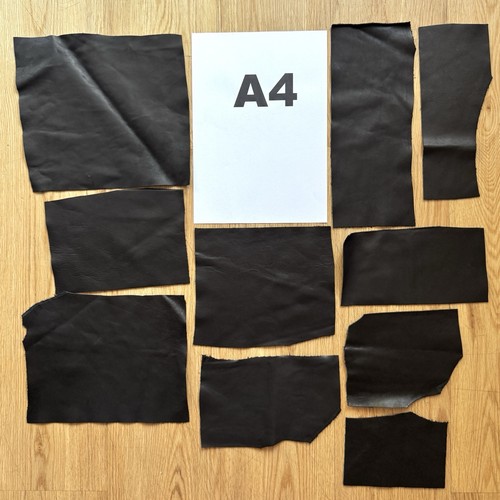Black soft leather - leather, 1.3