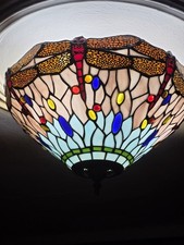 Tiffany Glass Hanging Lamp