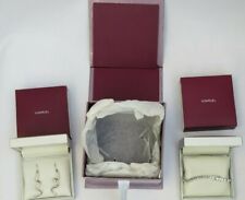 H Samuel ❤️ Crystal Swirl Drop Long Earrings & Bracelet Set ❤️ NEW & Gift Boxed