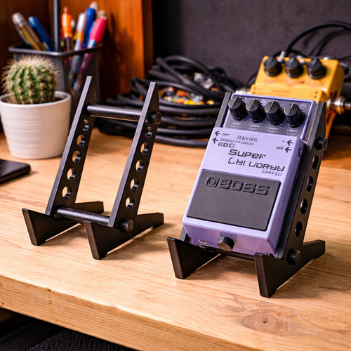 Guitar pedal stand - guitar, display