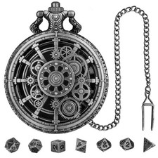 Solid Metal Polyhedral Dice