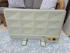 Glen Convector Heater Plug In Slimline Radiator Adjust Temperature White Tested