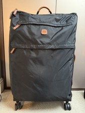 Set of 2 x BRIC’S Travel 4-Wheel 77cm Large Trolley Suitcase Black Luggage