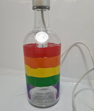 Absolut Vodka Pride Bottle Lamp LIMITED EDITION - TAKING PRIDE IN DIVERSITY