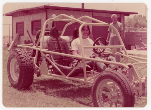 1970s dune buggy with sand - buggy,