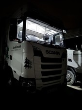 Scania interior WHITE LED headlining + door upgrade KIT Next Gen +R S Series V8