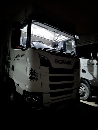 Scania interior white led - white,
