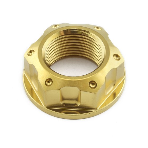 Stainless steel axle nut m22 - stainless,