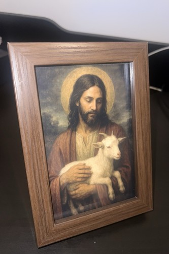 Framed photo jesus 4x6 - of,