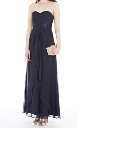 New coast navy blue strapless - new,