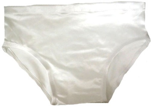 White pro wrestling trunks mma - white,