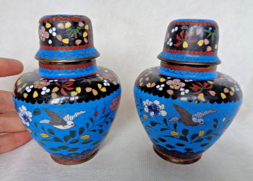 Pair antique japanese meiji - japanese,