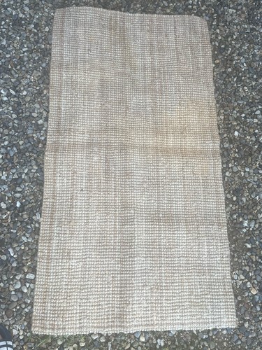 Natural jute rug 80x150cm - natural,