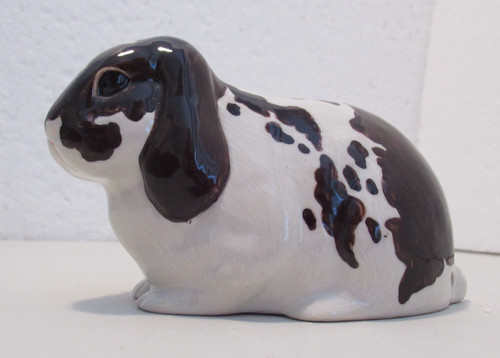 Quail ceramics brown white - brown,